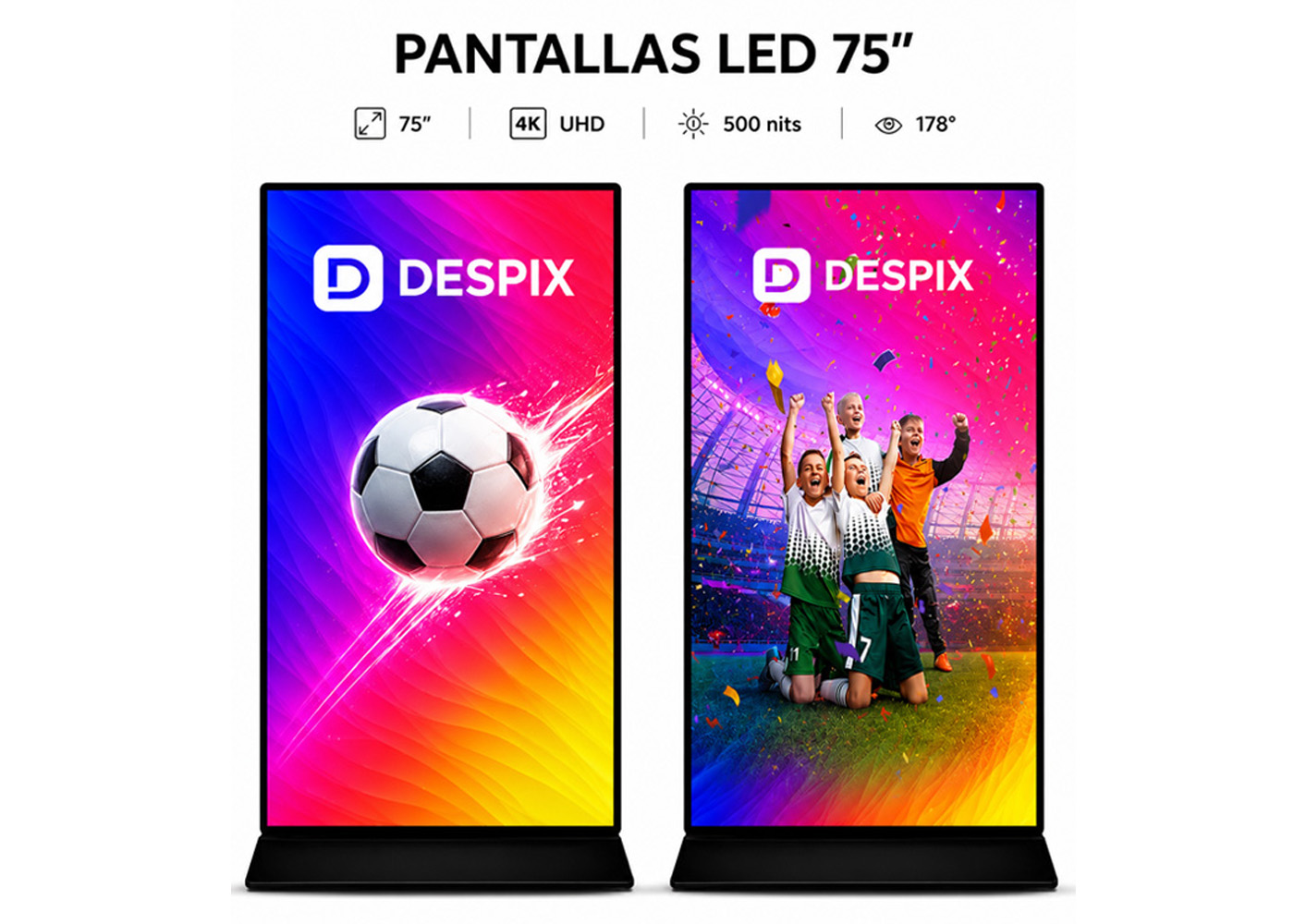 Pantalla de Piso 75”